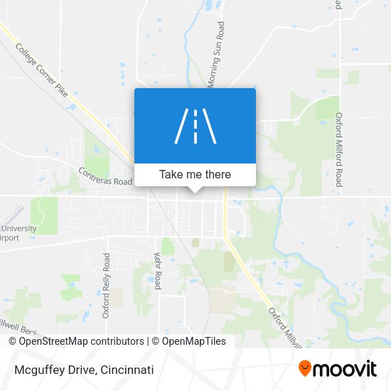 Mapa de Mcguffey Drive