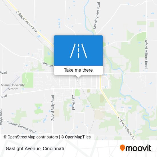 Gaslight Avenue map