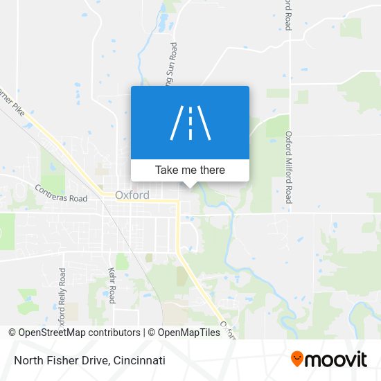 North Fisher Drive map