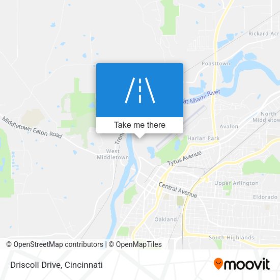 Driscoll Drive map