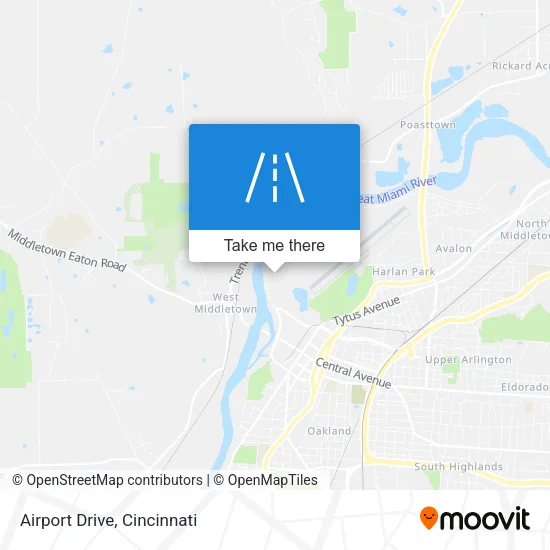 Airport Drive map
