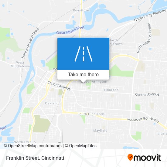 Franklin Street map