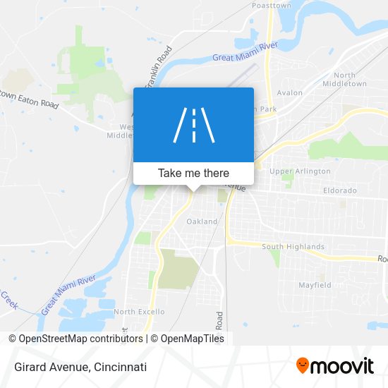 Mapa de Girard Avenue