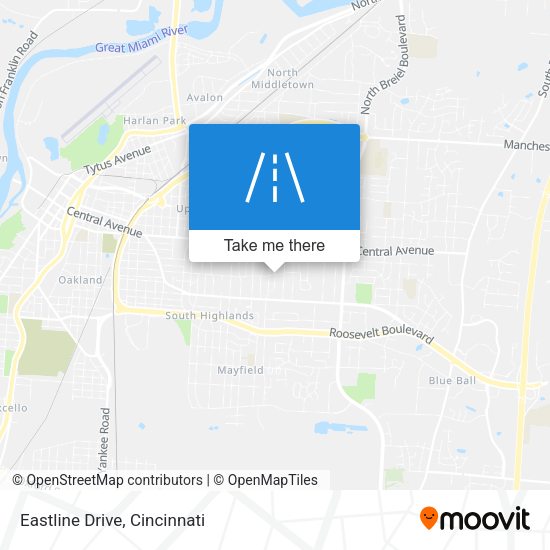 Mapa de Eastline Drive