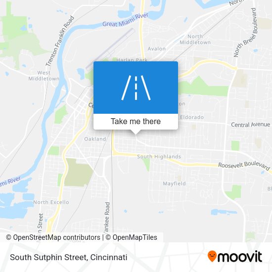 Mapa de South Sutphin Street