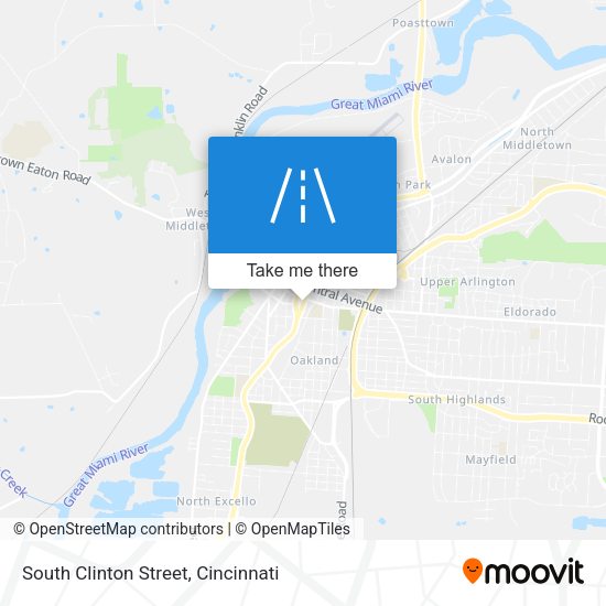 South Clinton Street map