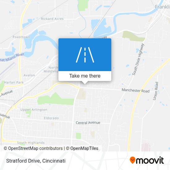 Mapa de Stratford Drive