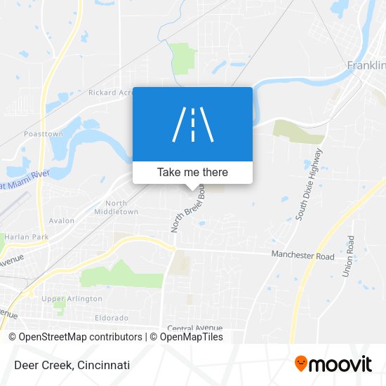 Mapa de Deer Creek