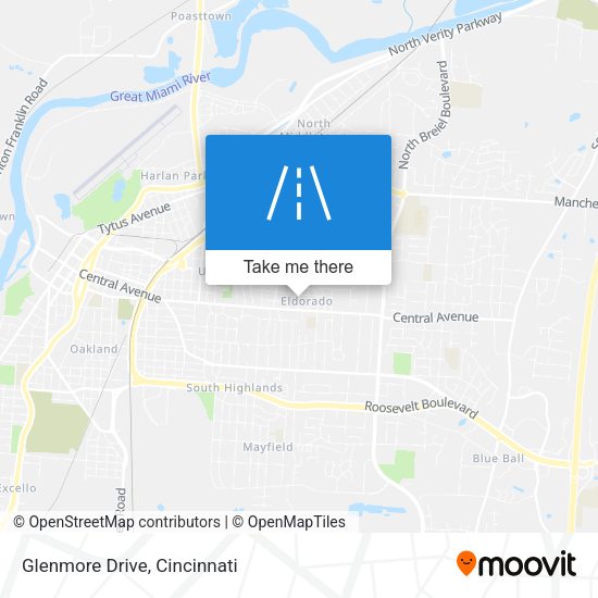 Mapa de Glenmore Drive