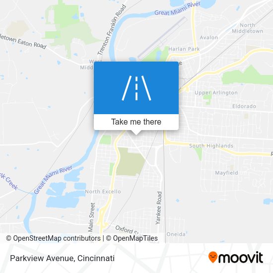 Parkview Avenue map