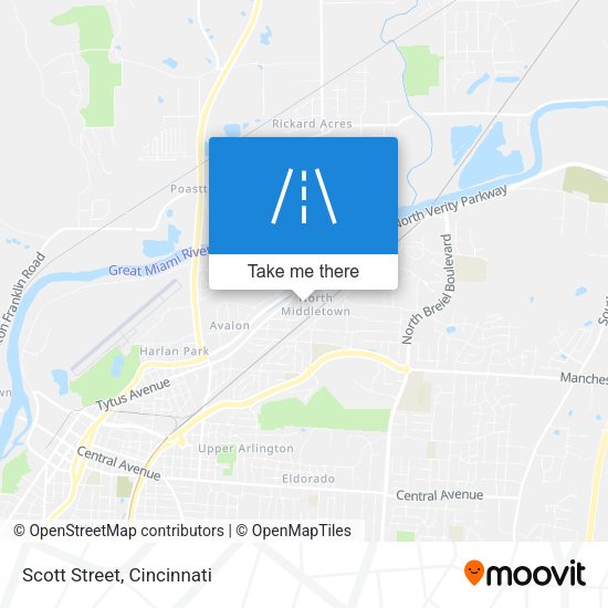 Mapa de Scott Street