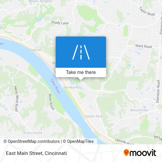 East Main Street map