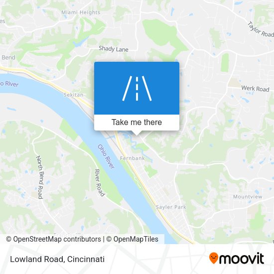 Mapa de Lowland Road