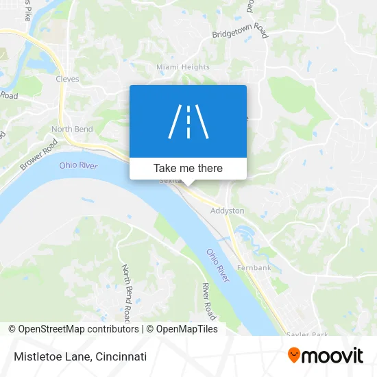 Mistletoe Lane map
