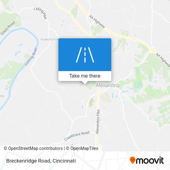 Mapa de Breckenridge Road