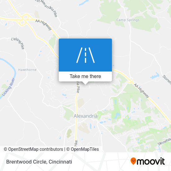 Brentwood Circle map