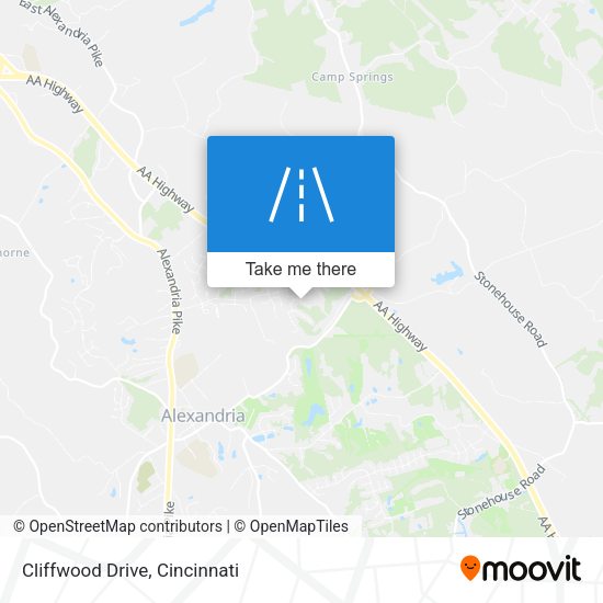 Mapa de Cliffwood Drive