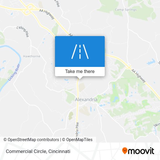 Commercial Circle map