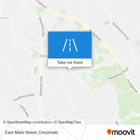East Main Street map