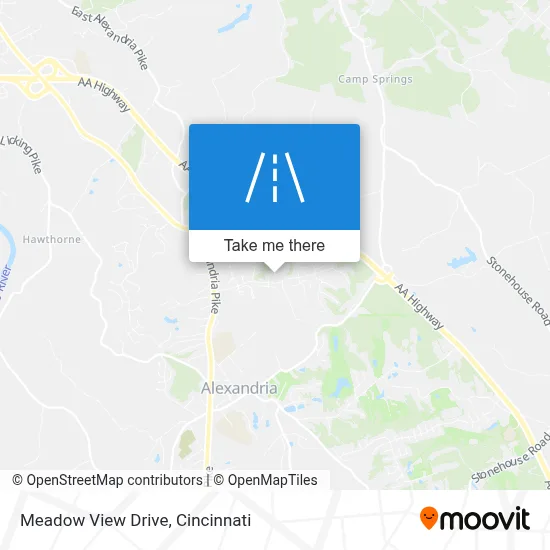 Meadow View Drive map