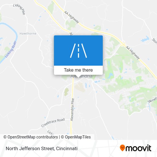 North Jefferson Street map