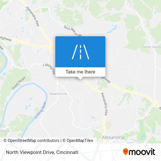 North Viewpoint Drive map