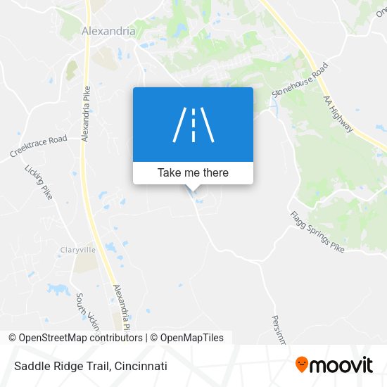 Mapa de Saddle Ridge Trail