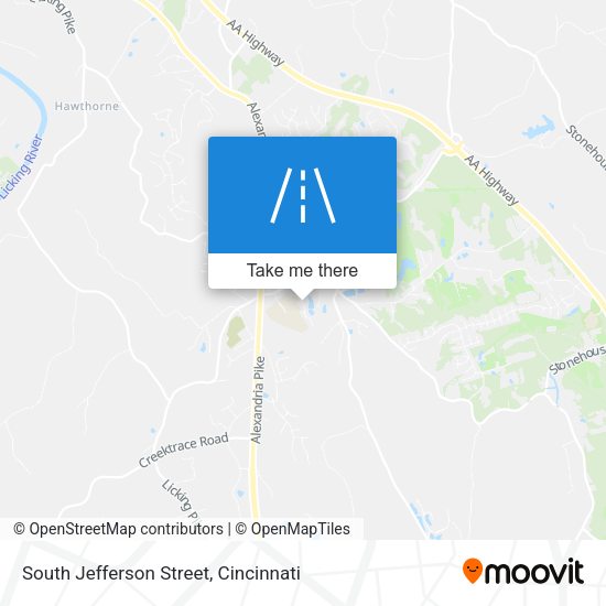 South Jefferson Street map