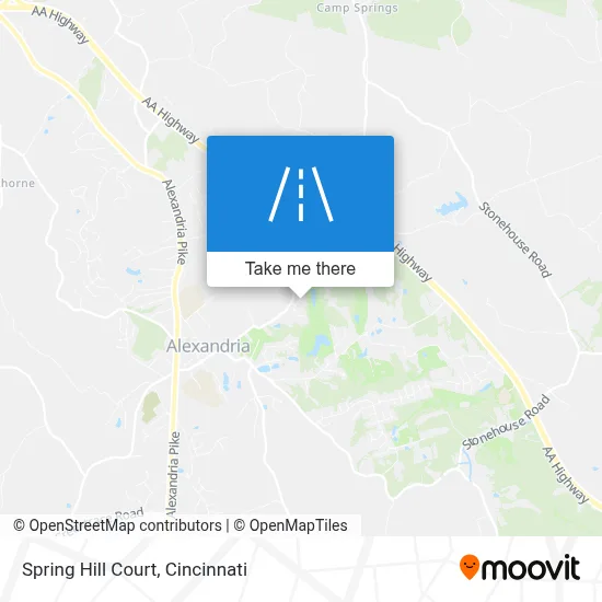 Spring Hill Court map