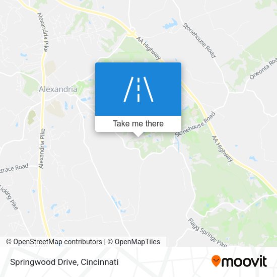 Springwood Drive map