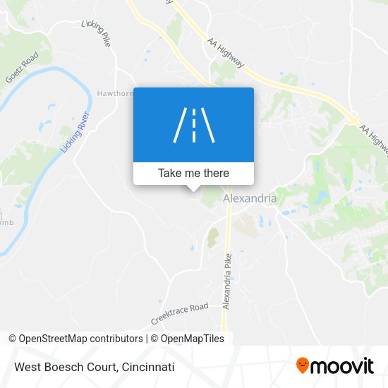 Mapa de West Boesch Court