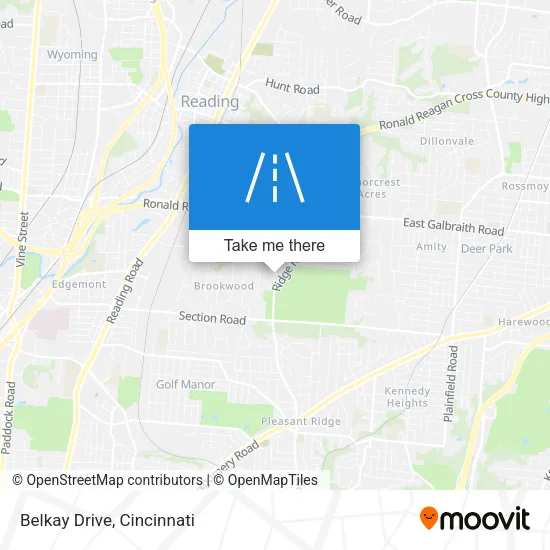 Belkay Drive map