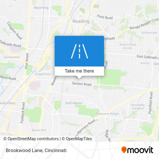 Brookwood Lane map