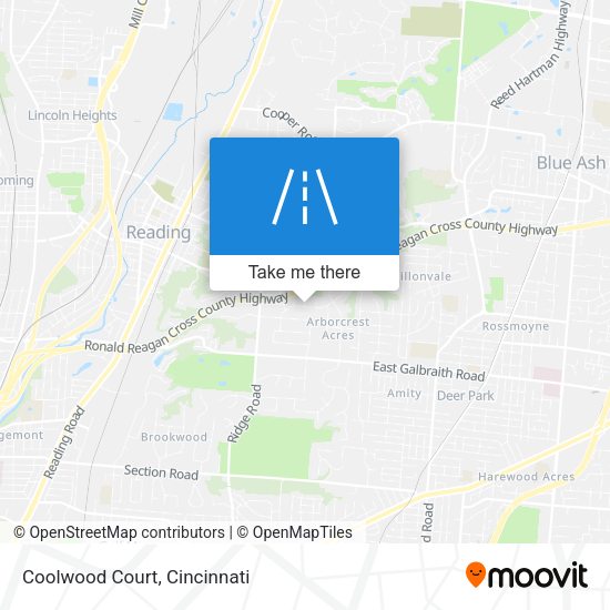 Mapa de Coolwood Court