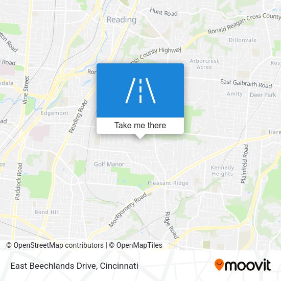 Mapa de East Beechlands Drive