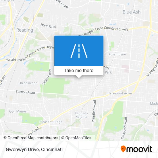 Mapa de Gwenwyn Drive