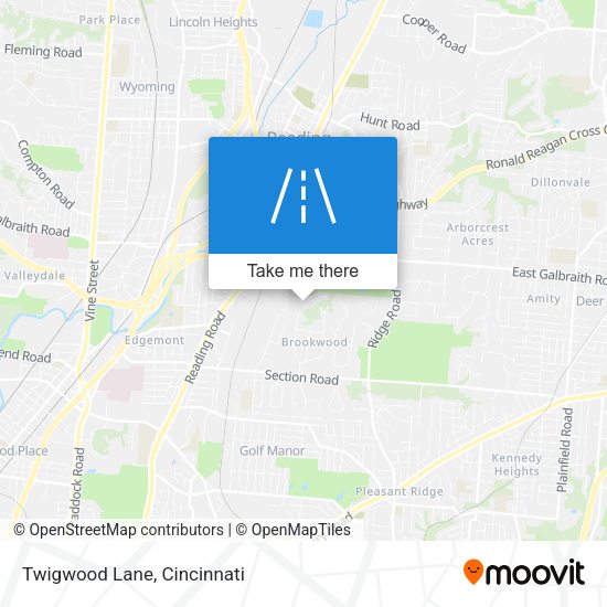 Mapa de Twigwood Lane