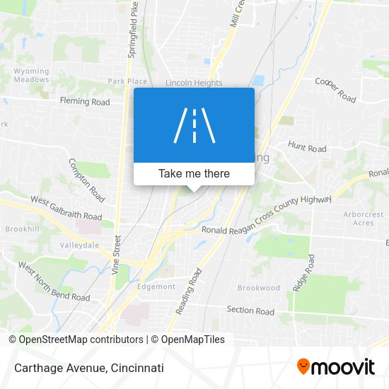 Mapa de Carthage Avenue