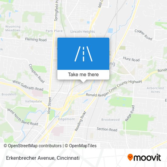 Mapa de Erkenbrecher Avenue