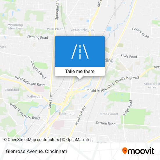 Mapa de Glenrose Avenue