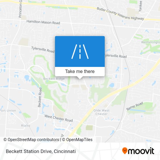 Mapa de Beckett Station Drive