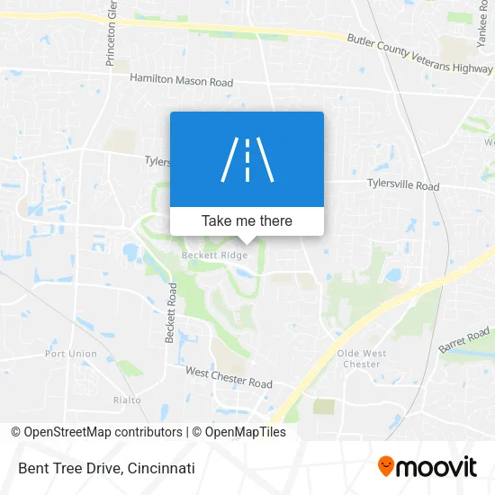 Bent Tree Drive map