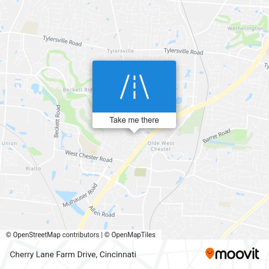 Cherry Lane Farm Drive map