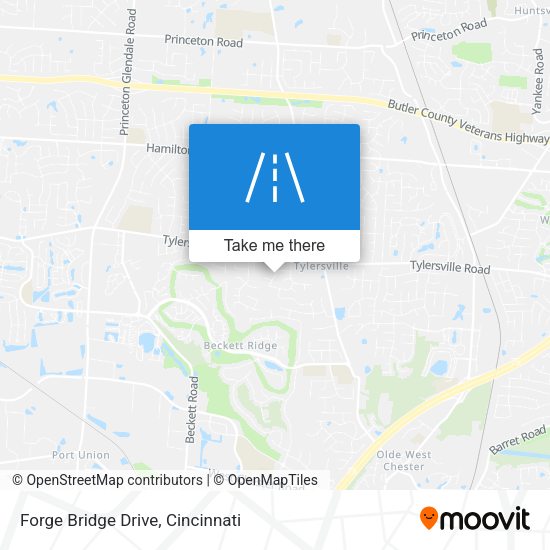 Forge Bridge Drive map