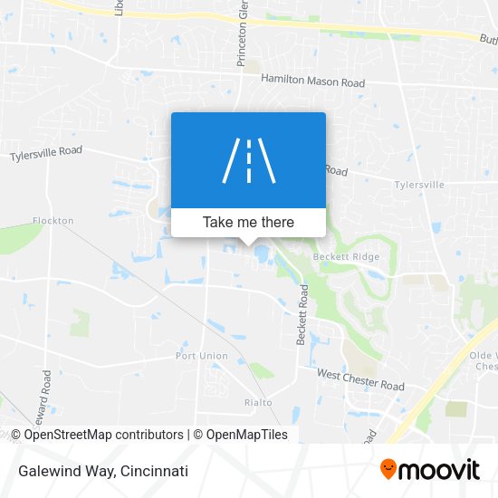 Galewind Way map