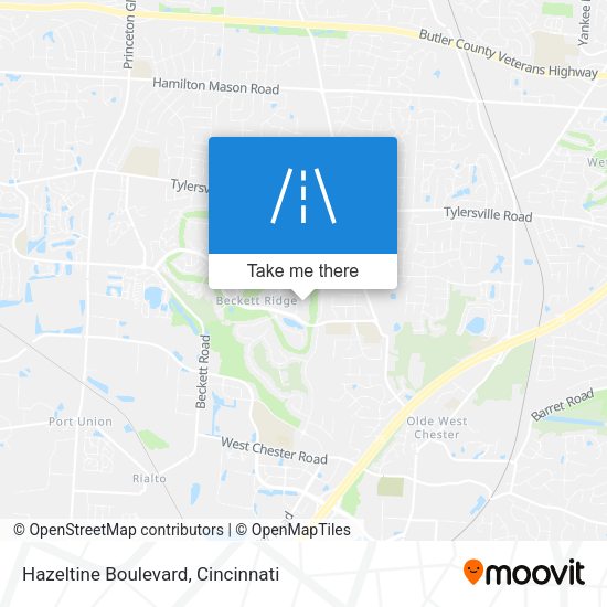 Mapa de Hazeltine Boulevard