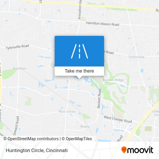 Huntington Circle map