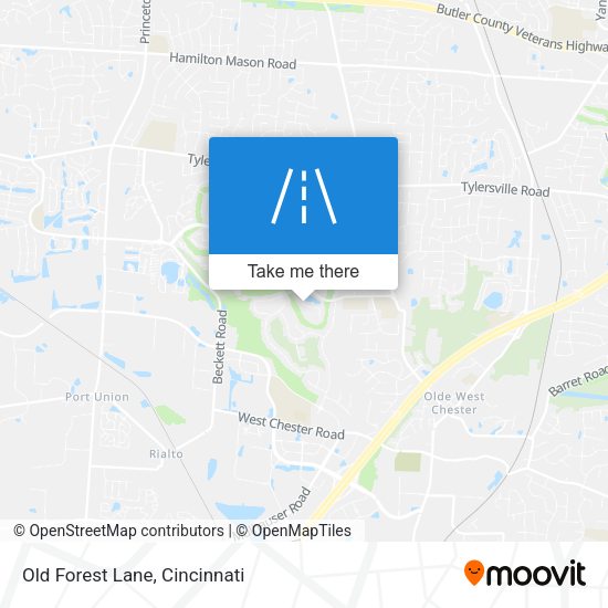 Mapa de Old Forest Lane