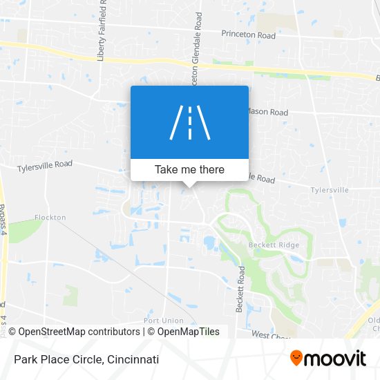 Mapa de Park Place Circle