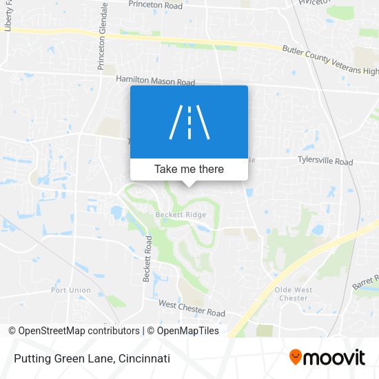 Mapa de Putting Green Lane